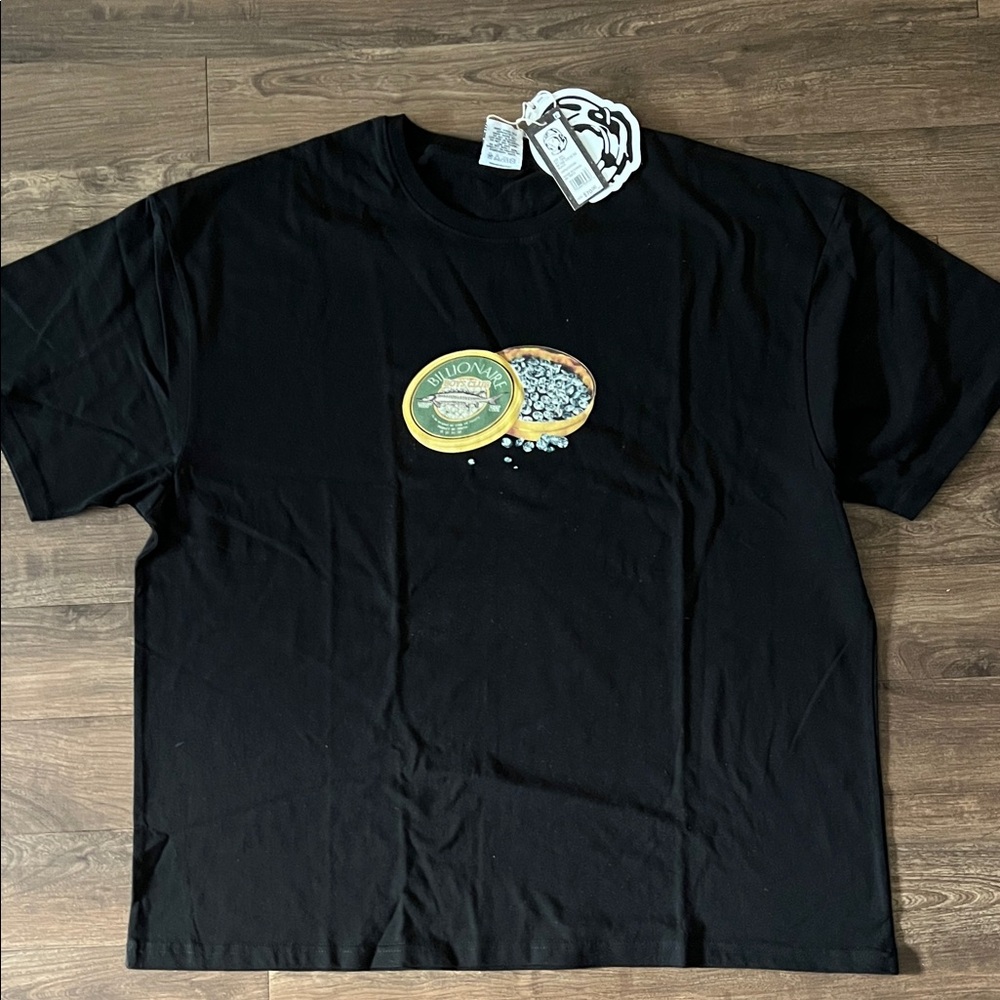 Billionaire Boys Club Black Tee with White Astronaut Hangtag